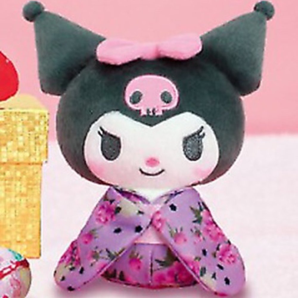 Kuromi sanrio kimono rare furyu plush